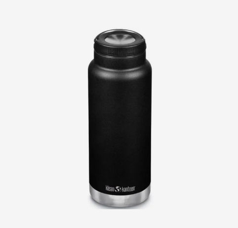 Klean Kanteen TKWide Isolerad 946ml (Loop Cap) Vattenflaska Svart