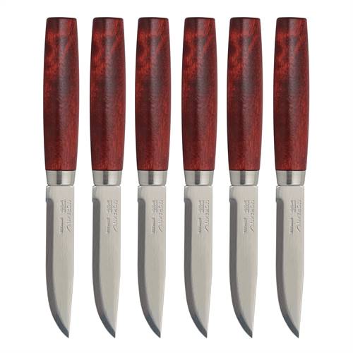 Morakniv Steak Knife Classic Set Of 6 (S) Red