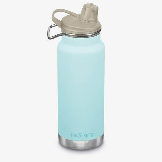 Klean Kanteen TKWide Isolerad 946ml (Chug Cap) Vattenflaska Blue Tint - NatureLife