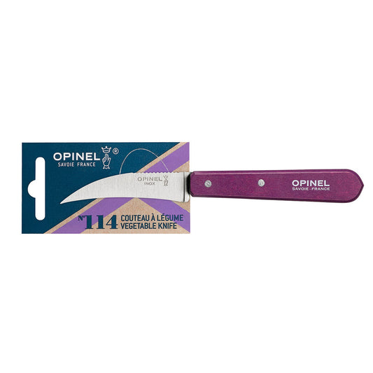 N114 Vegetable Knife Aubergine