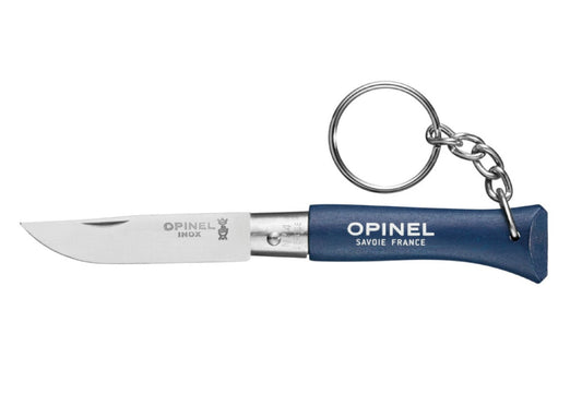 Opinel N°04 Keychain Mörkblå
