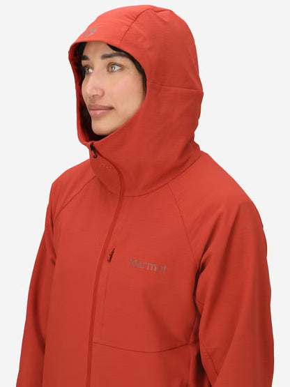 Marmot Women's Pinnacle DriClme Hoody Sumac