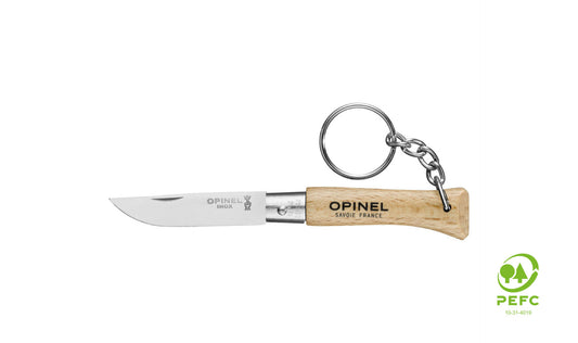 Opinel N°04 Keychain Beech Stainless Steel