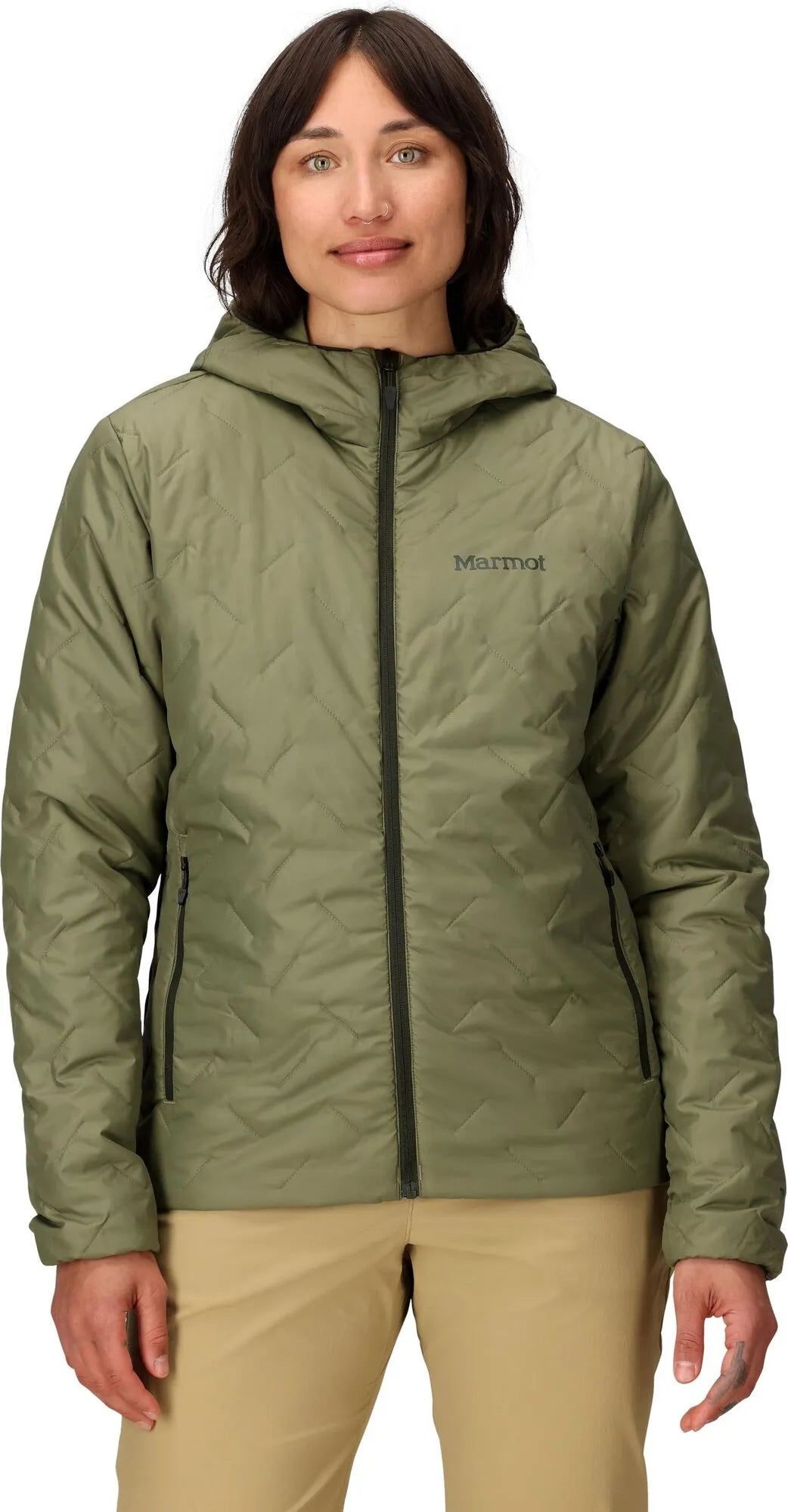 Marmot Wm's MonoQuilt Hoody Olive Grove