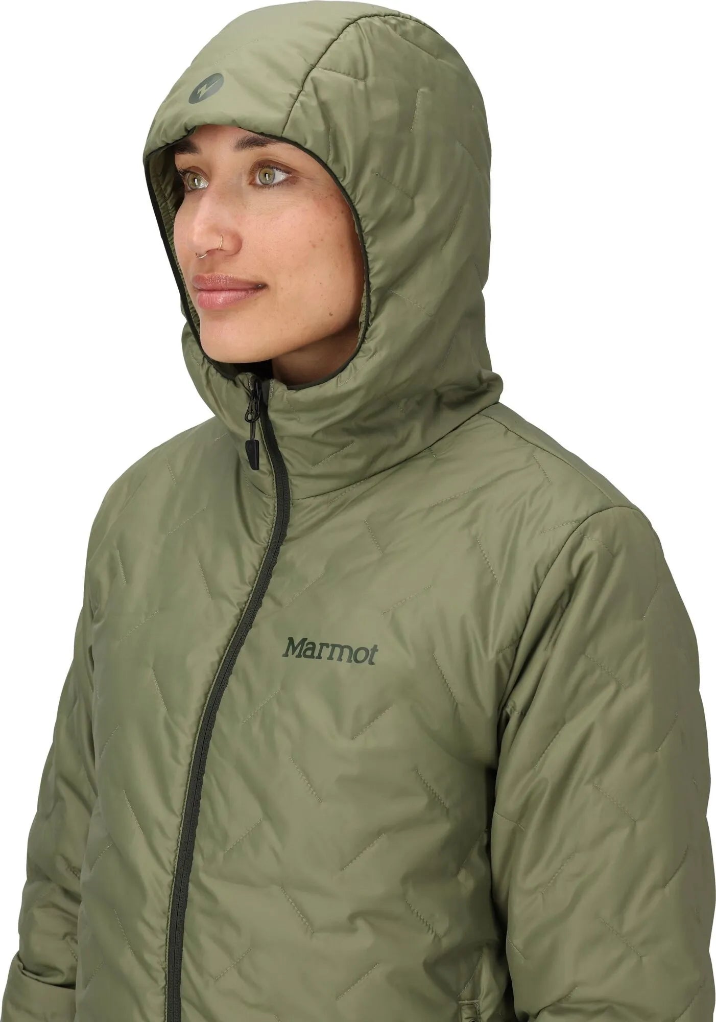 Marmot Wm's MonoQuilt Hoody Olive Grove