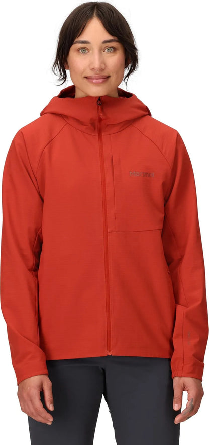 Marmot Women's Pinnacle DriClme Hoody Sumac