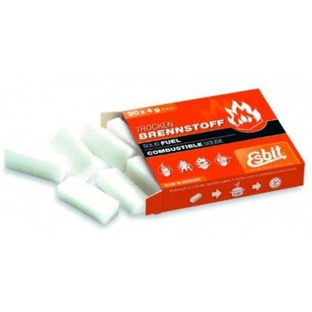 Esbit Bränsletabletter Solid Fuel, 20 x 4 gram - NatureLife
