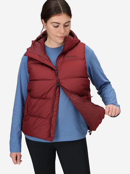 Marmot Wm's Strollbridge Hooded Vest Red