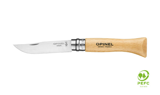 Opinel N°06 Beech Stainless Steel