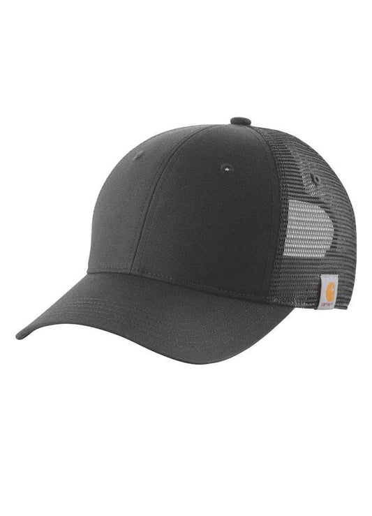 Carhartt Canvas Mesh Back Cap Black - NatureLife