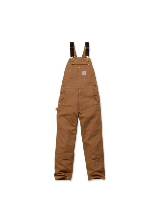 Carhartt Duck Bib Overall Brown - NatureLife