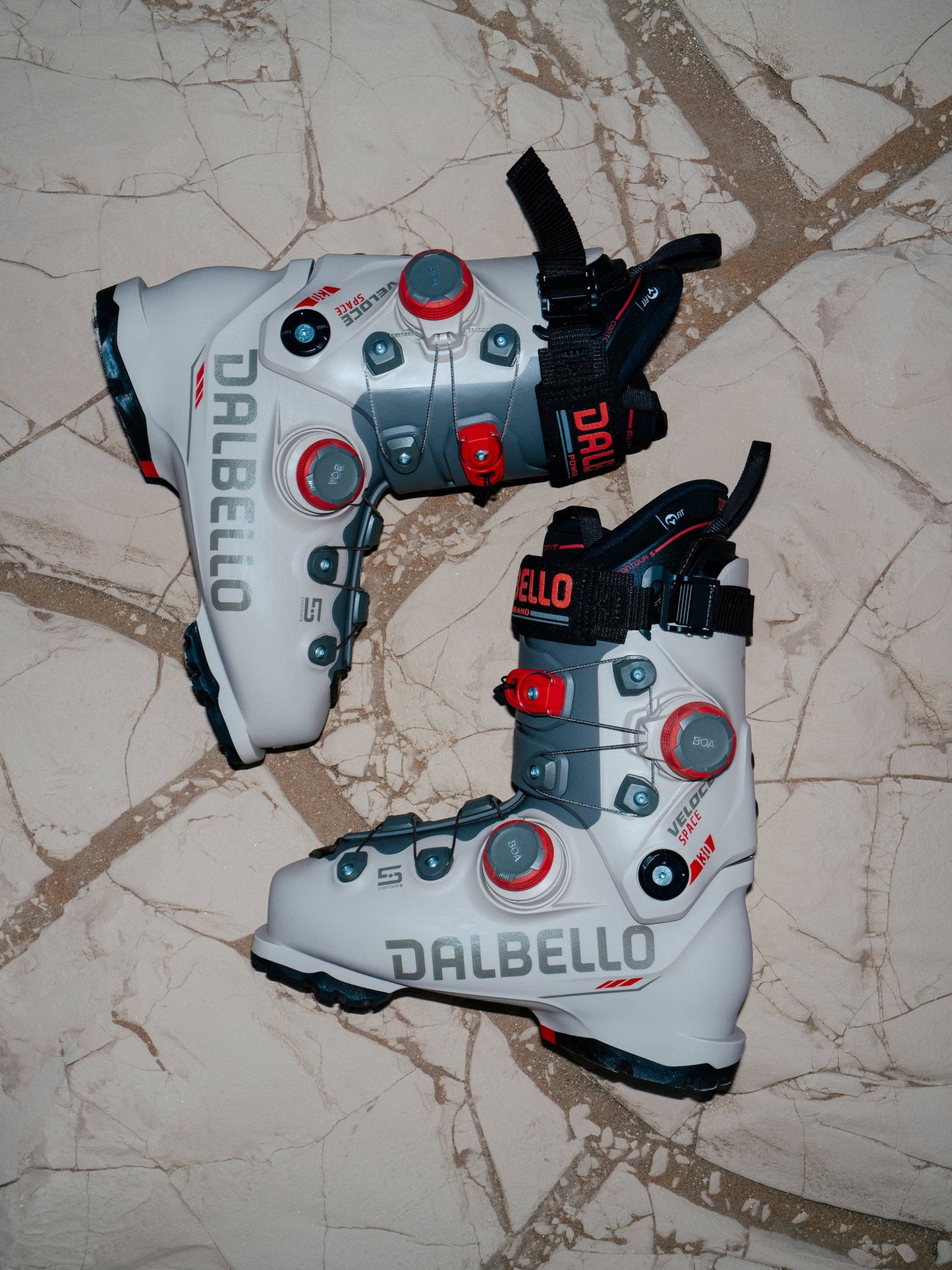 Dalbello Veloce SPACE 130 Dual Boa Ecru/Stone Grey