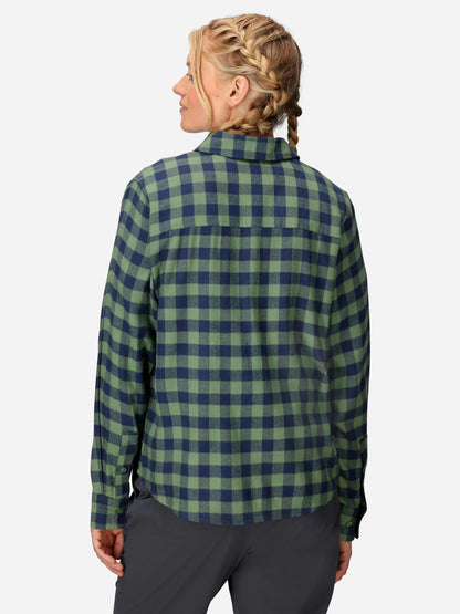 Marmot Wm's Rush Creek Leightweight Flannel LS Agate Green
