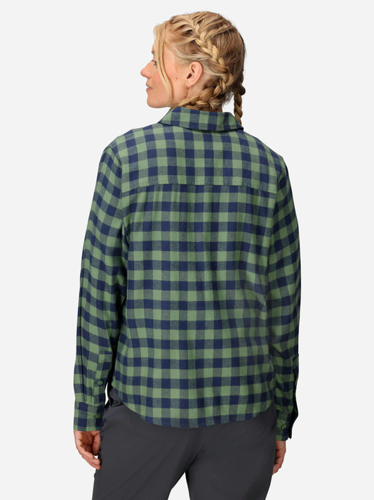Marmot Wm's Rush Creek Leightweight Flannel LS Agate Green
