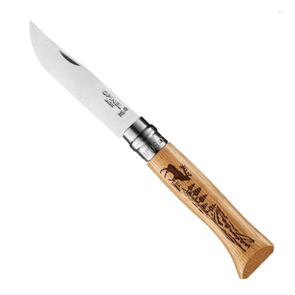 Opinel N08 Animalia Oak Stag - NatureLife