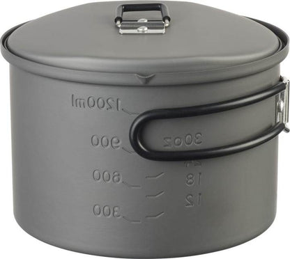 Esbit Aluminum Pot 1600 ml Grey - NatureLife