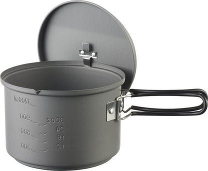 Esbit Cookset With Alcohol Burner 1500 ml Grey - NatureLife
