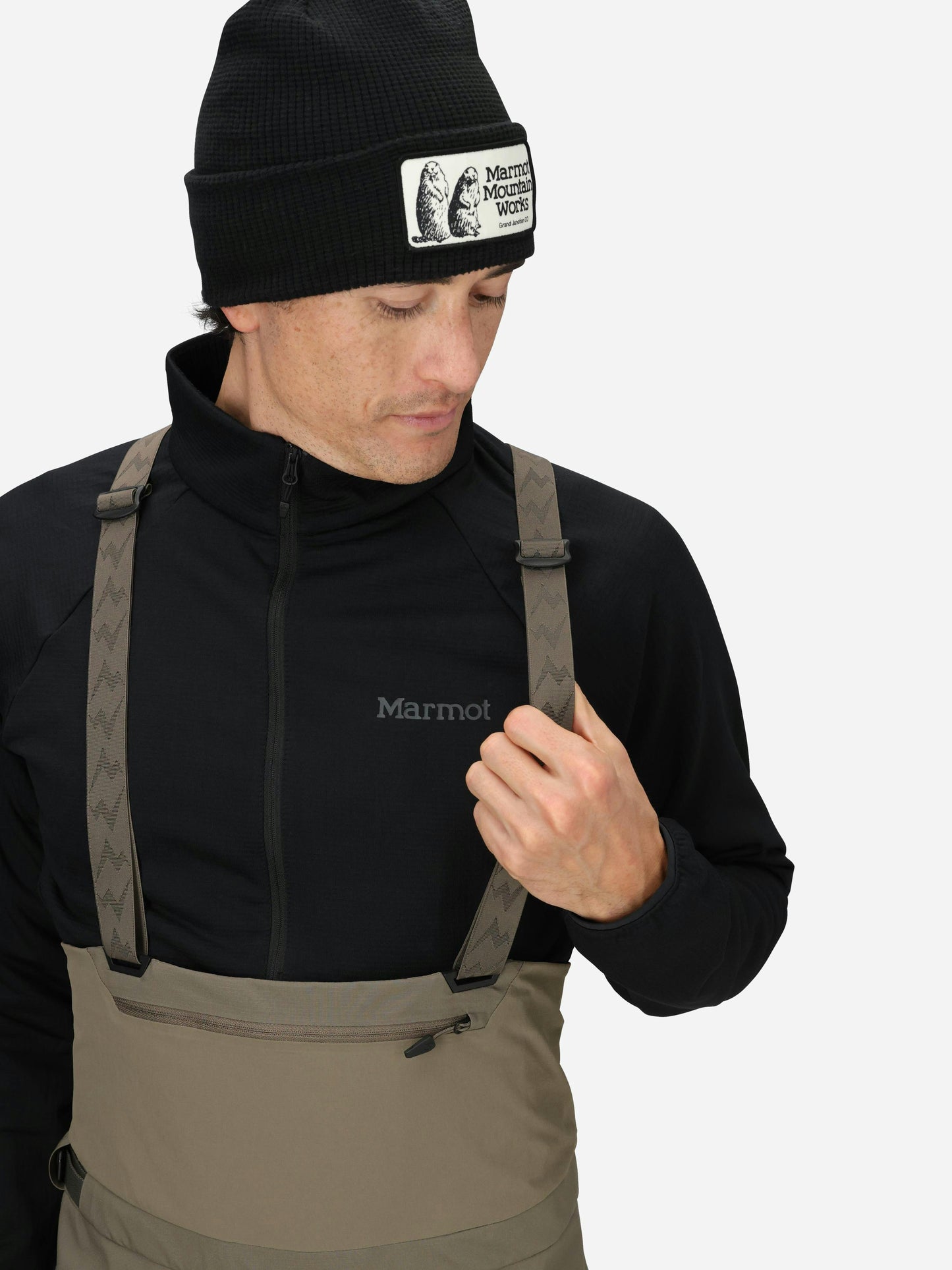 Marmot Solitude UL Bio 1/4 Bib Claystone