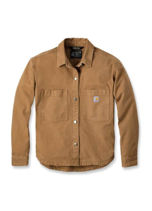 Carhartt Heavyweight Duck Overshirt Brown - NatureLife