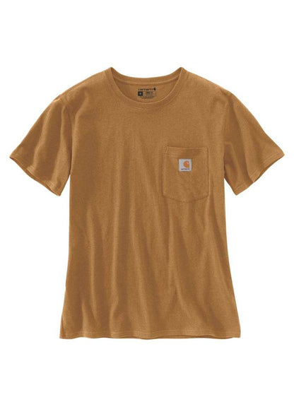 Carhartt Workwear Pocket S/S T-Shirt Brown - NatureLife
