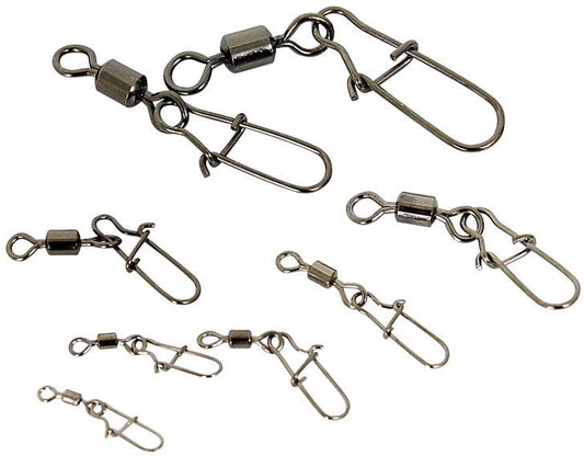 IFISH Svart lekande med hake 10-Pack