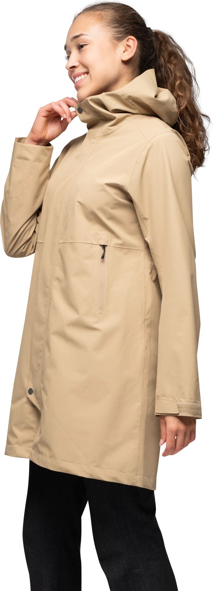 Bergans Urban 2L Shell Coat Women Warm Sand