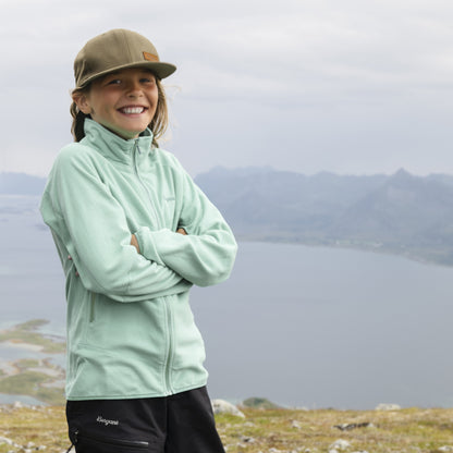 Bergans Junior Fleece Midlayer Jacket Mint Crush