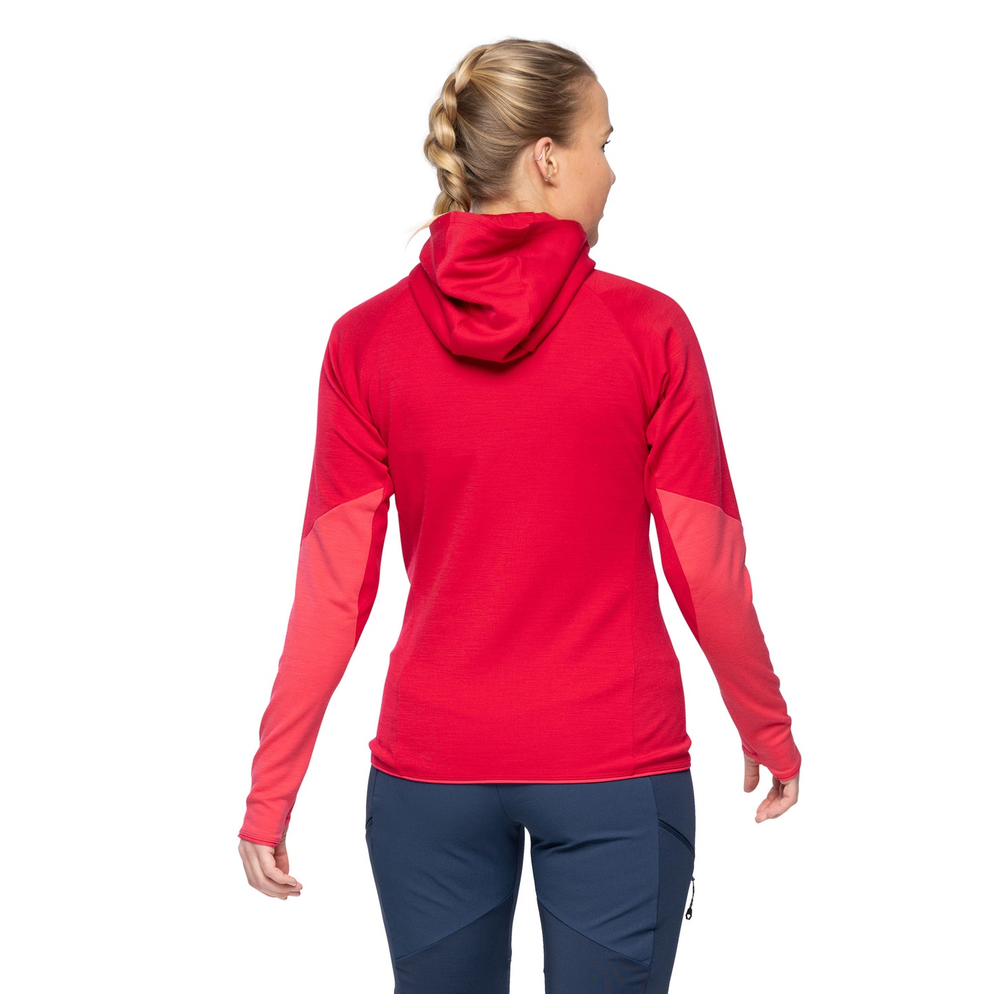 Bergans Tind Merino Hood Jacket Women Alpine Rose/Light Alpine Rose