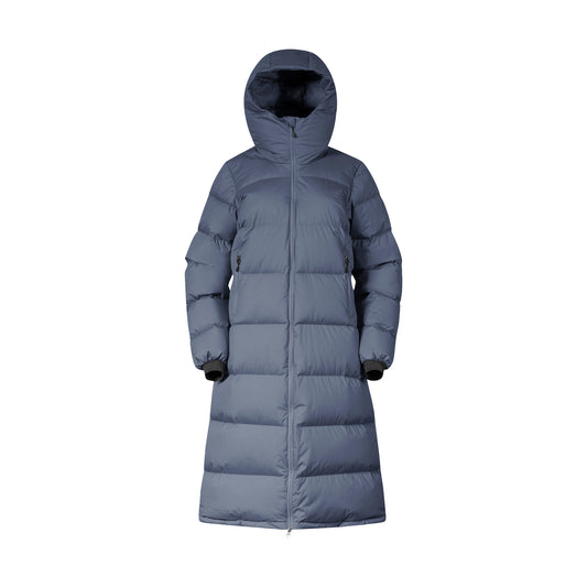 Bergans Urban Down Long Coat Women Granite Blue