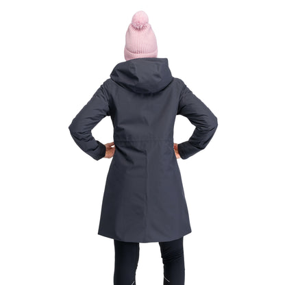 Bergans Oslo Insulated Shell Coat Women Dark Shadow Grey