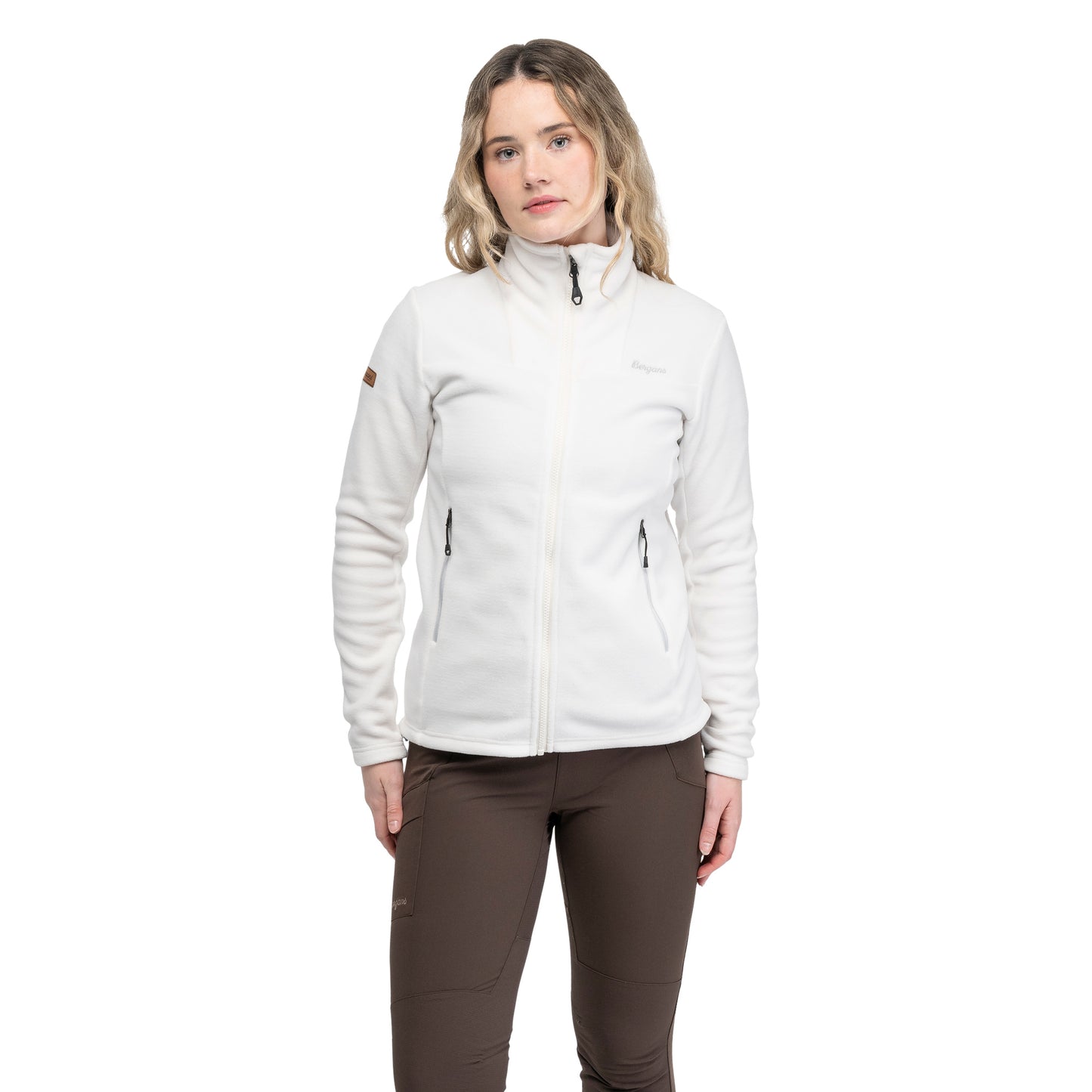 Bergans Hareid Fleece Jacket Women Vanilla White