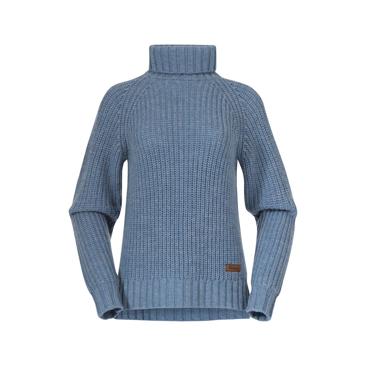 Bergans Nordmarka Merino High Neck Jumper Women Husky Blue