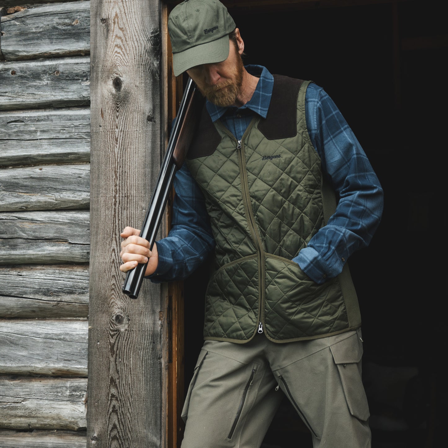 Bergans Unisex Drevsjø Insulated Vest Dark Olive Green