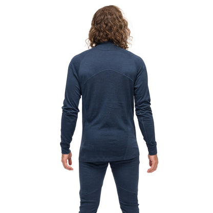 Bergans Inner:Pure Merino Half Zip Men Navy Blue