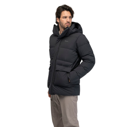 Bergans Dyna Down Hood Jacket Men Dark Shadow Grey