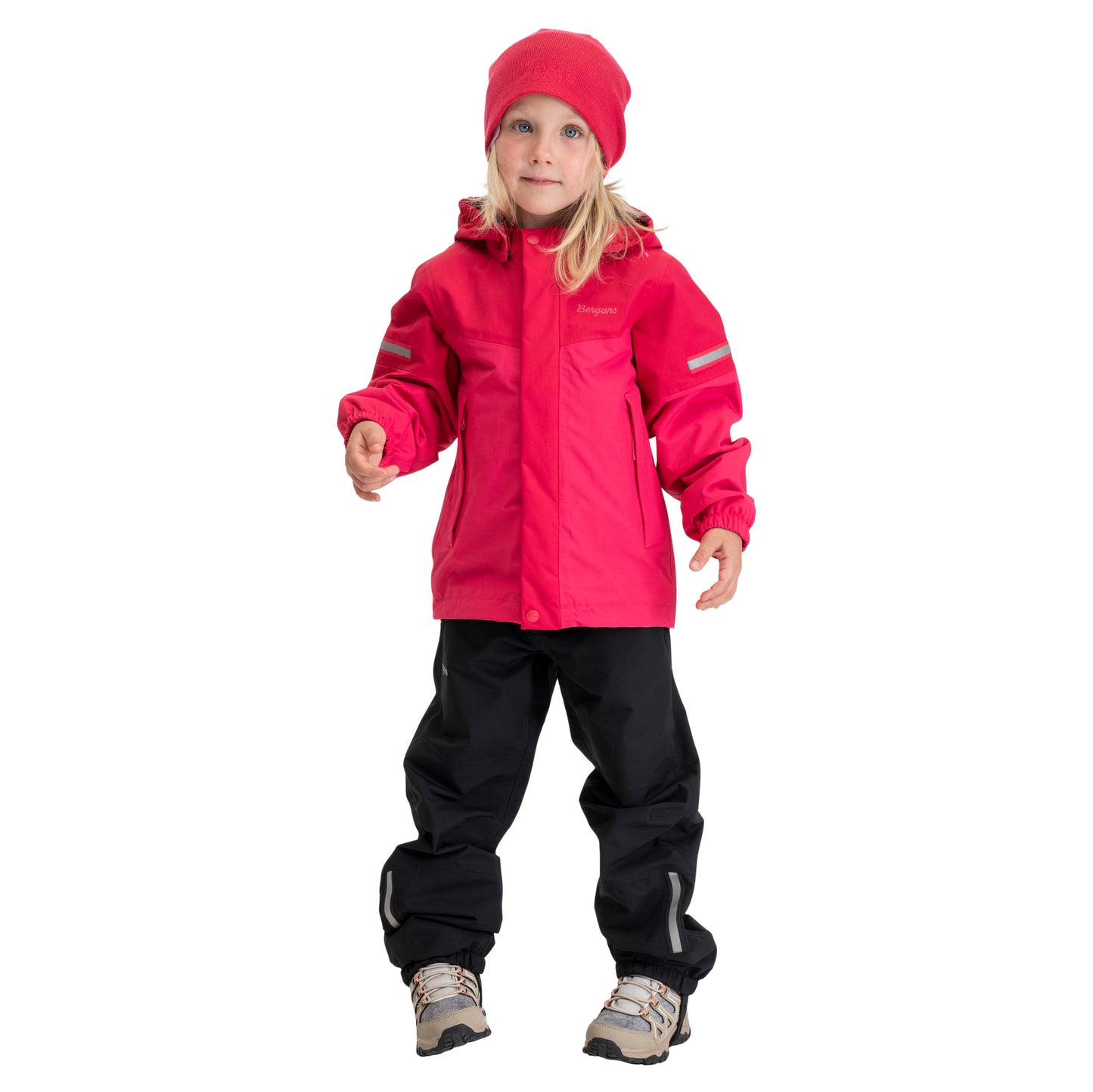 Bergans Lilletind 2L Shell Jacket Kids Light Alpine Rose/Alpine Rose