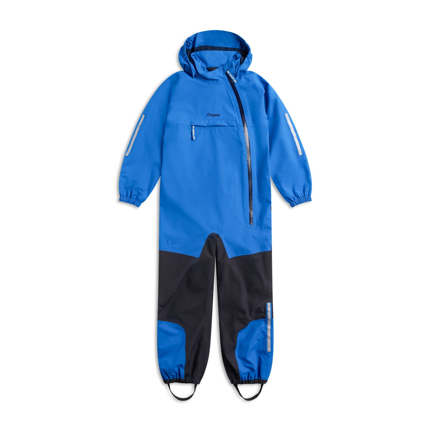 Bergans Lilletind Kids Coverall Olympic Blue / Dark Shadow Grey