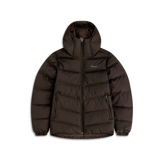Bergans Garmo Down Hood Jacket Women Dark Chocolate
