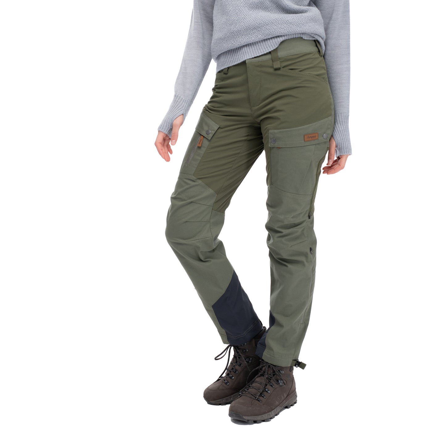 Bergans Nordmarka Favor Outdoor Pants Women Green Mud/Dark Green Mud