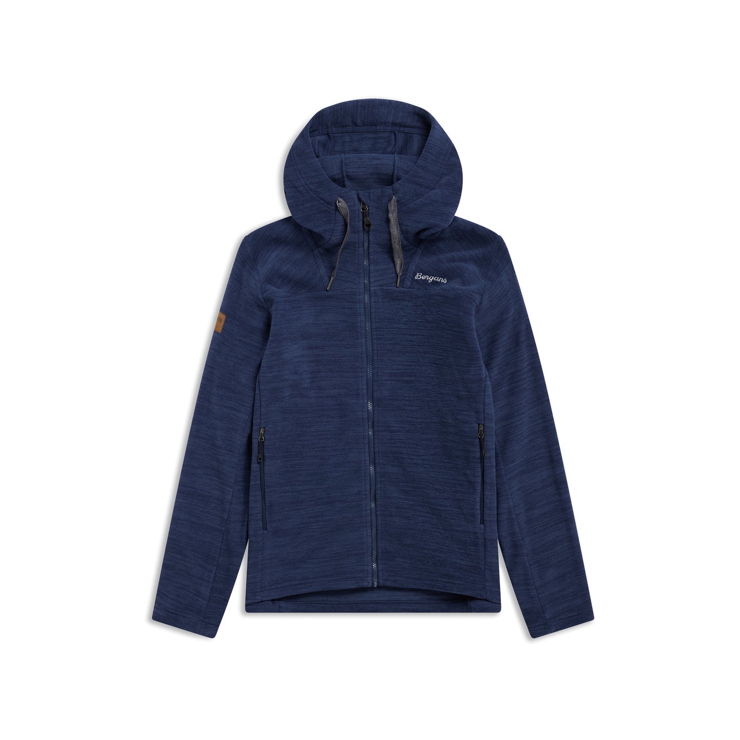 Bergans Hareid Fleece Hood Jacket Men Navy Blue
