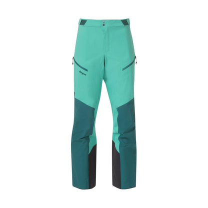 Bergans Tind 3L Shell Pants Women Light Malachite Green/Malachite Green