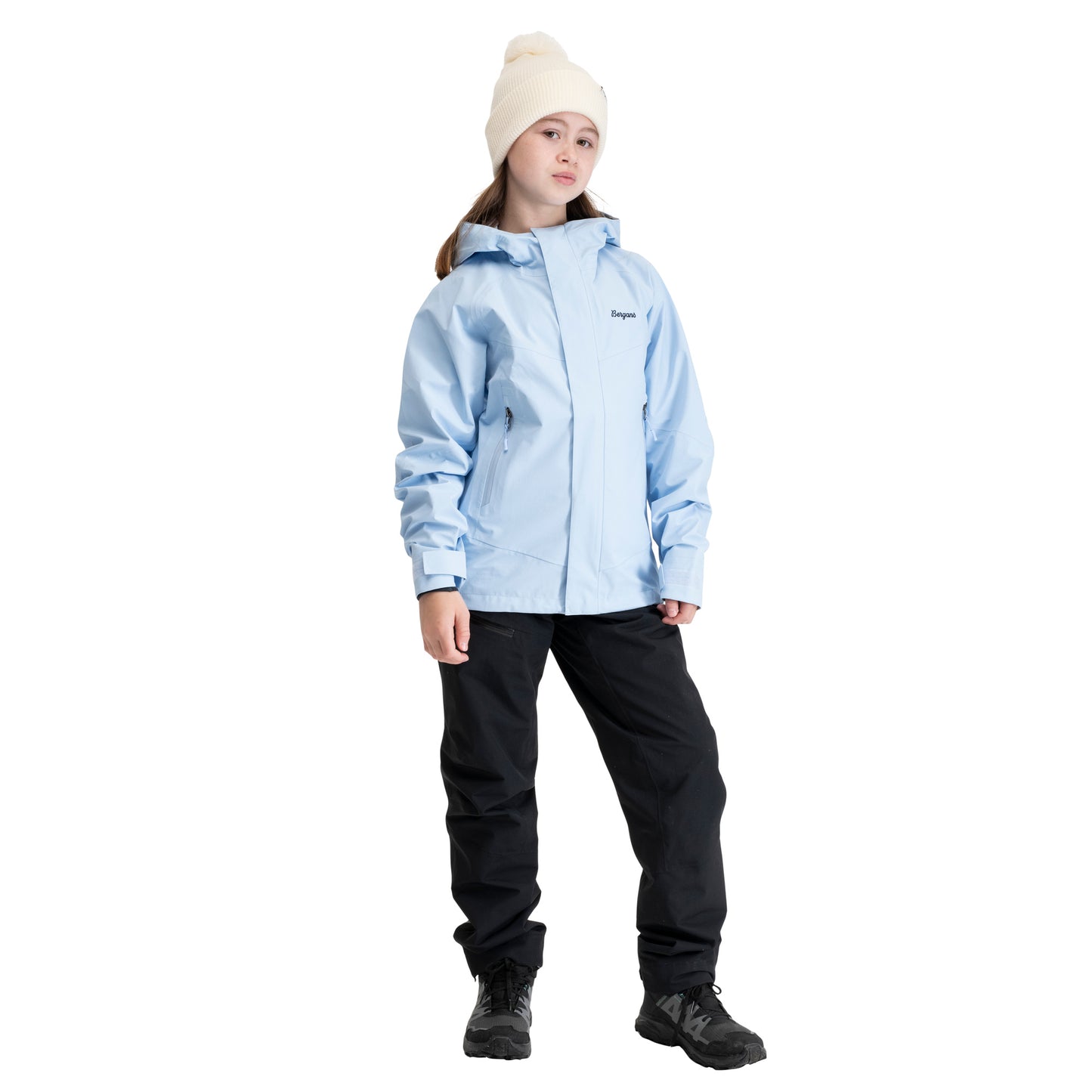 Bergans Junior 3L Shell Jacket Cool Blue