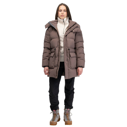 Bergans Dyna Down Hood Jacket Women Hot Cocoa