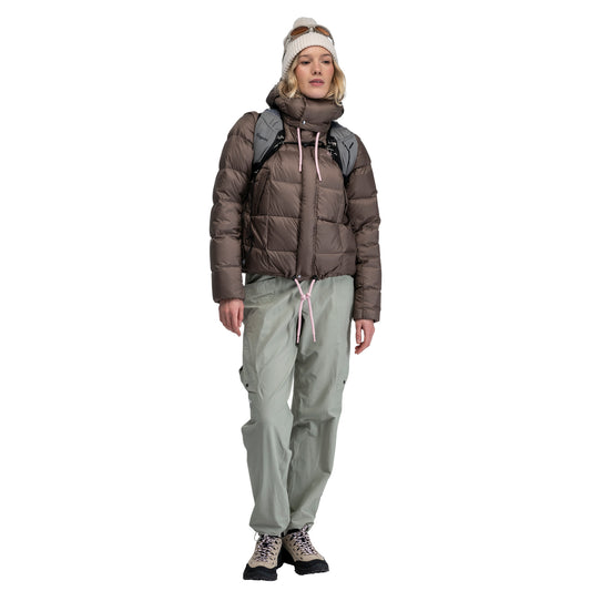Bergans Vega Down Hood Jacket Women Hot Cocoa