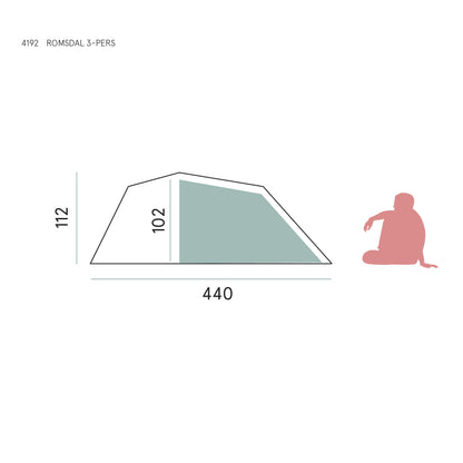 Bergans Romsdal 3-Person Tent