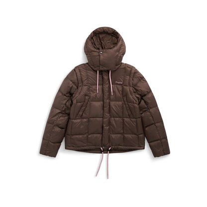 Bergans Vega Down Hood Jacket Women Hot Cocoa