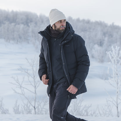 Bergans Dyna Down Hood Jacket Men Dark Shadow Grey