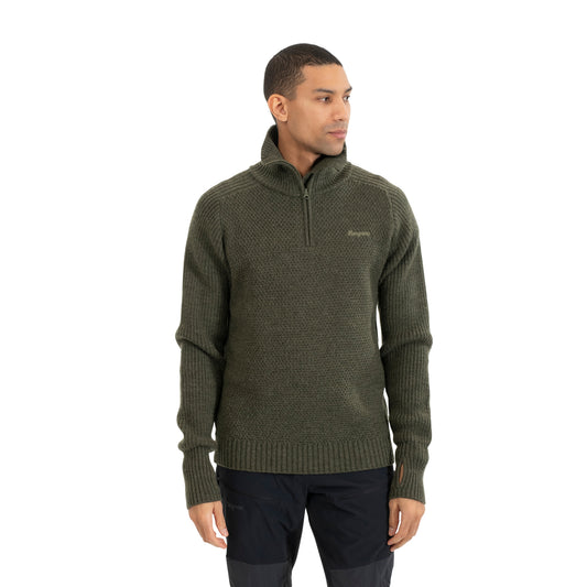 Bergans Ulriken Jumper Men Dark Green Mud