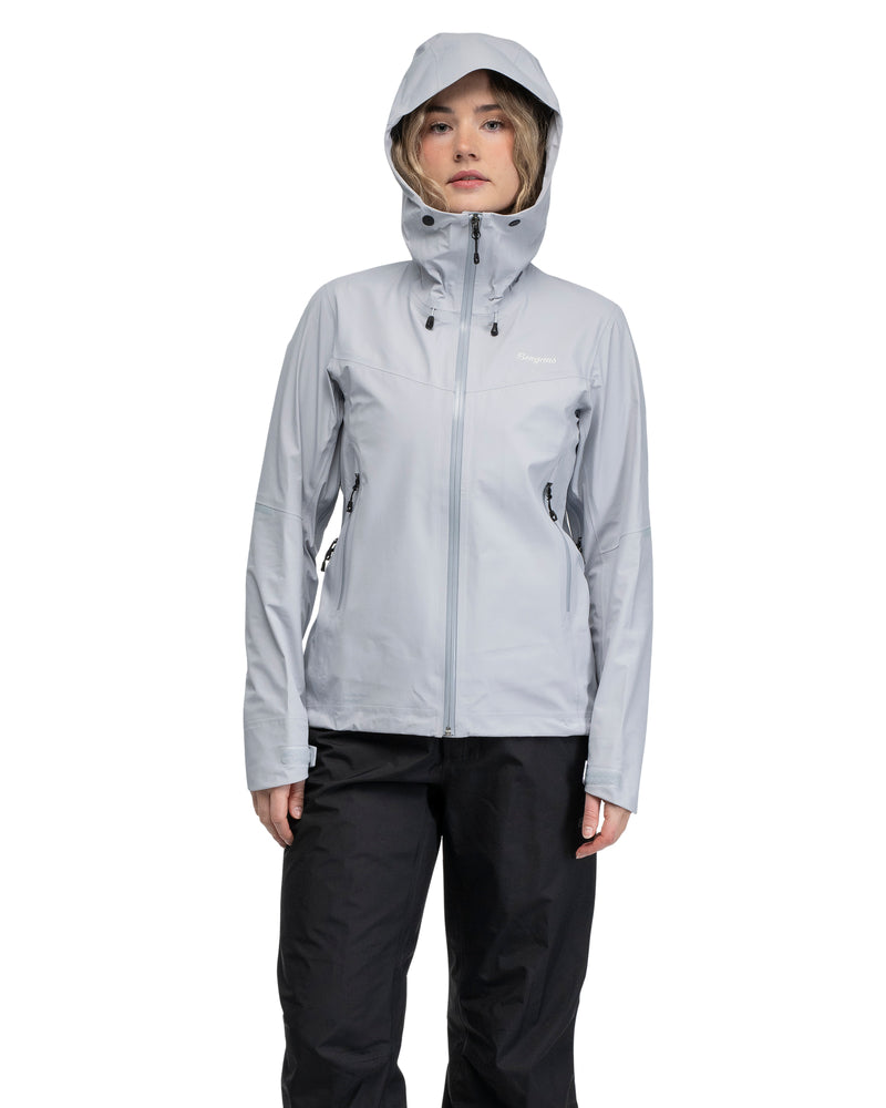 Bergans Rabot Light 3L Shell Jacket Women Pearl Grey
