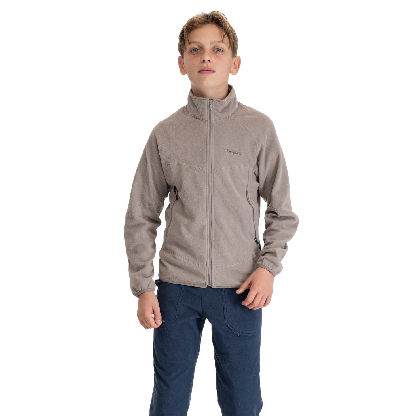 Bergans Junior Fleece Midlayer Jacket Rock Taupe